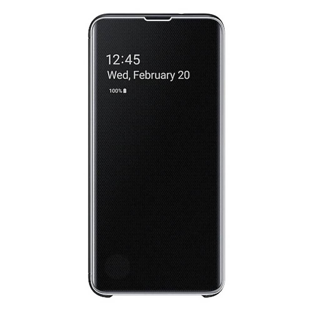 Samsung Clear View Flip Case Black For Galaxy S10e Samsung Clear View Flip Case Black For Galaxy S10e