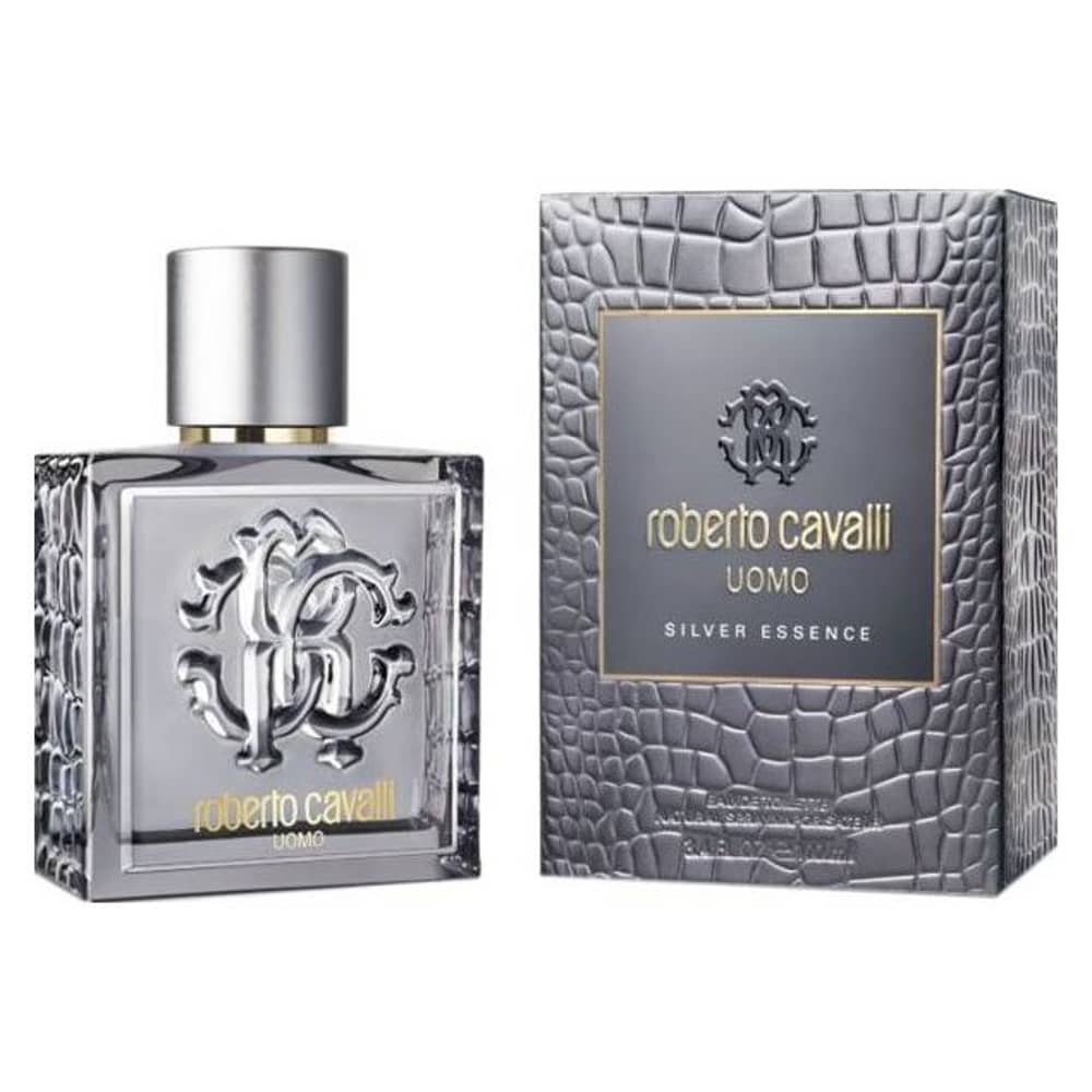 Roberto Cavalli Uomo Silver Essence For Men 100ml Eau de Toilette
