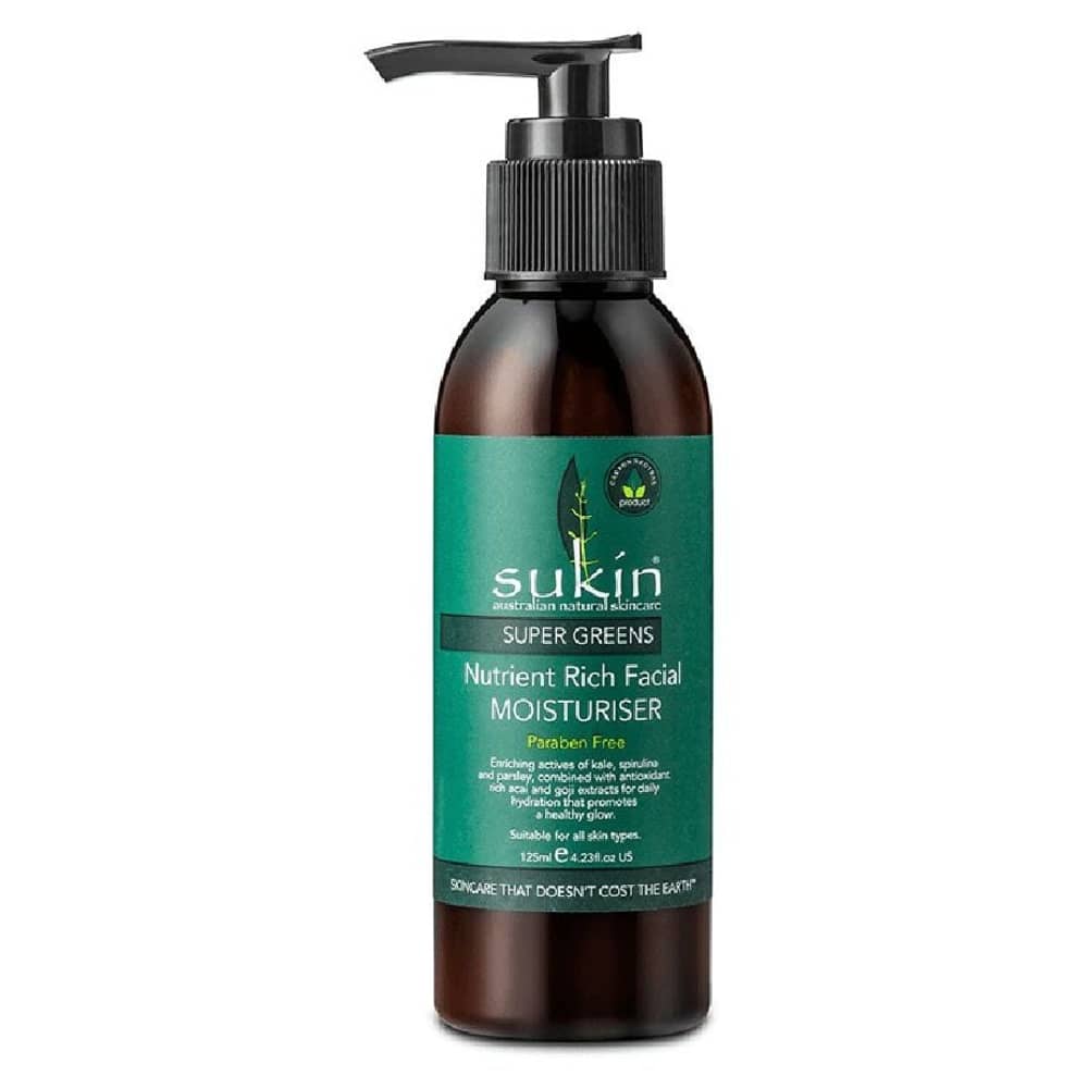 Sukin Supergreens Nutrent Rich Facial Moistriser 125ml