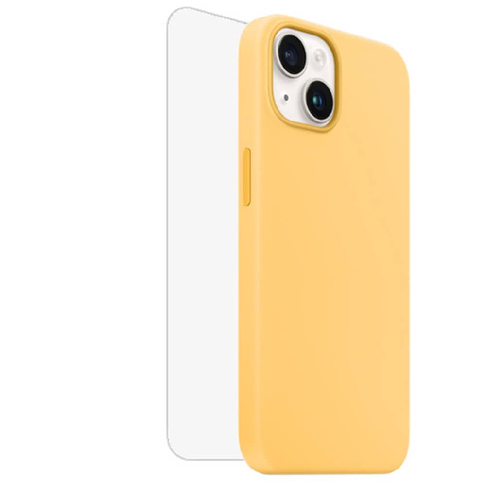 Max & Max Silicone Magsafe Case Yellow With Screen Protector iPhone 14 Max & Max Silicone Magsafe Case Yellow With Screen Protector iPhone 14