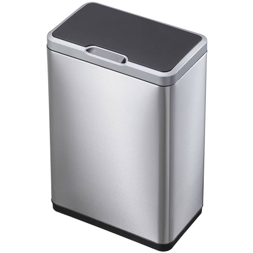 EKO 2COMPSS 45L Dbl Chamber Sensor Opening Stl Trash Bin