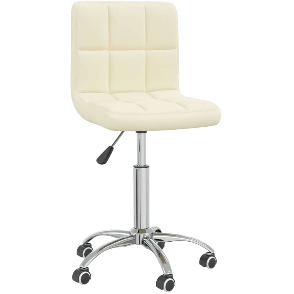 Vidaxl Swivel Office Chair Cream Fabric Vidaxl Swivel Office Chair Cream Fabric