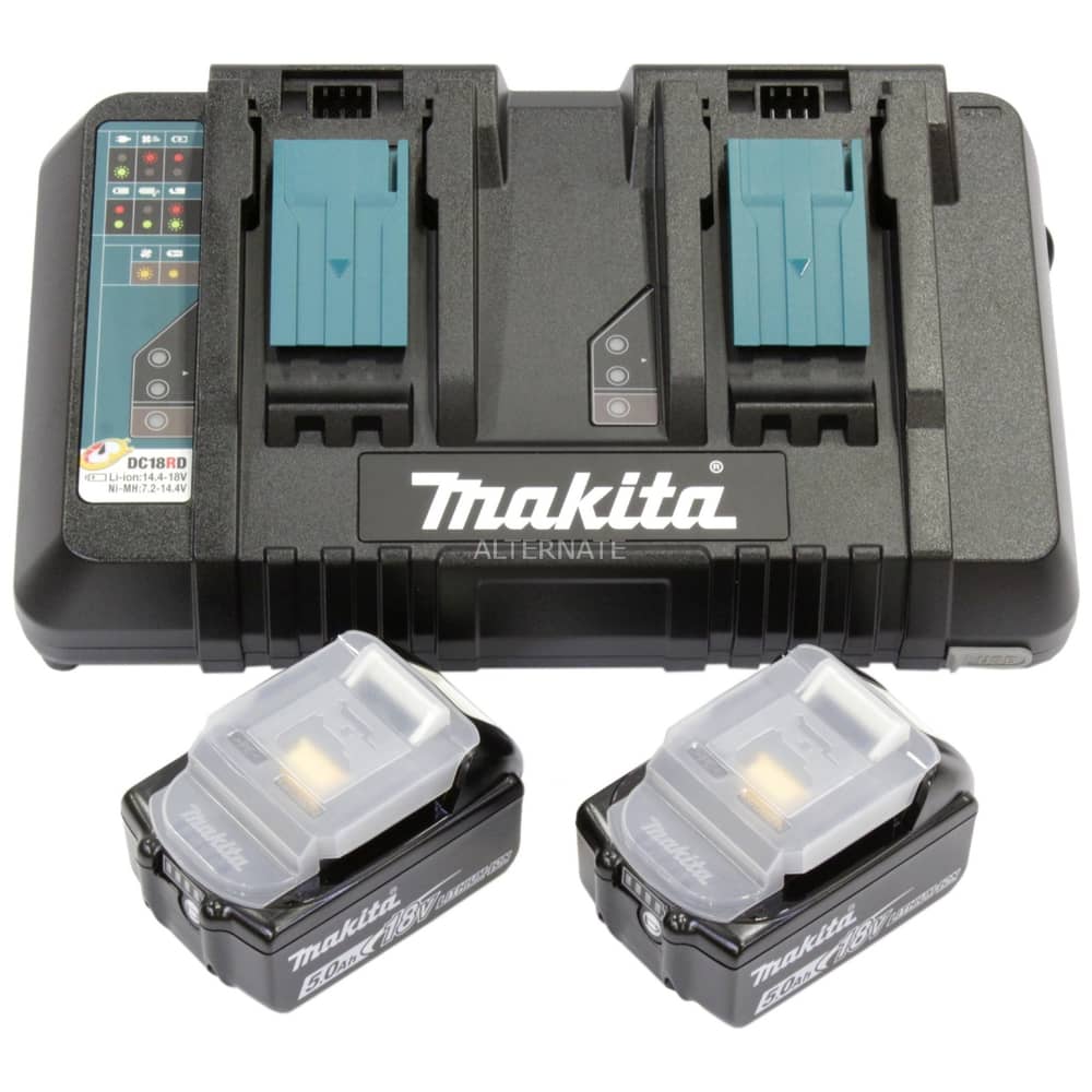 Makita 198567-1 18V Lithium Battery Power Source Kit, 5Ah Makita 198567-1 18V Lithium Battery Power Source Kit, 5Ah