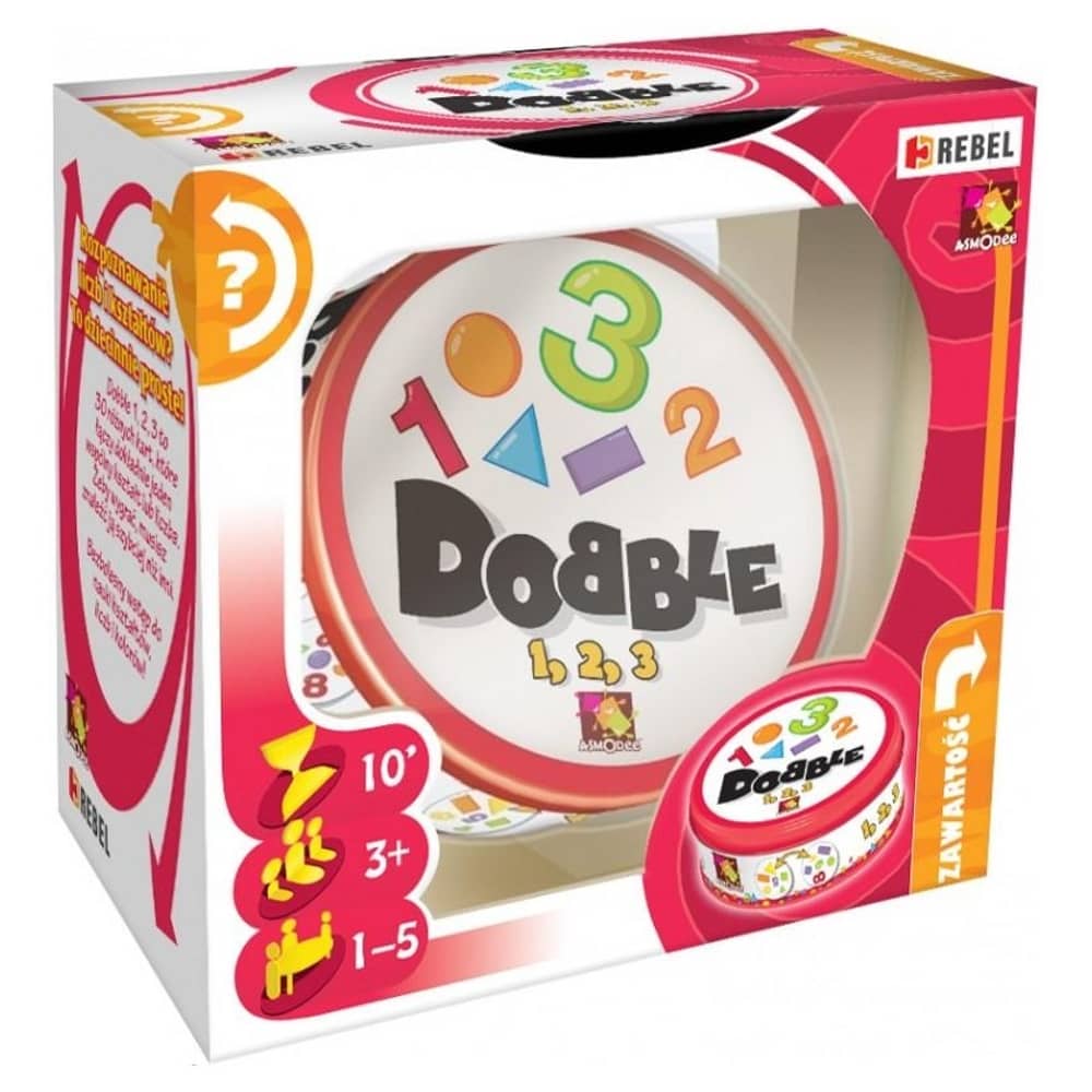 Asmodee Editions Dobble 123 Base Game Asmodee Editions Dobble 123 Base Game