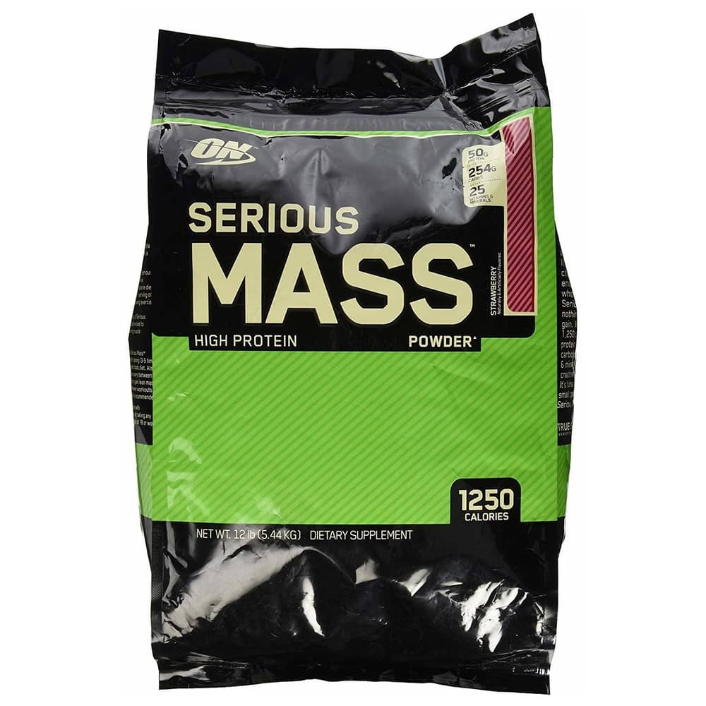 Optimum Nutrition Serious Mass Strawberry 12Lb