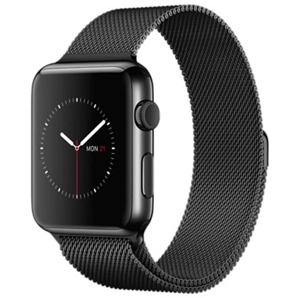 Apple Watch Series 2 - 42mm Space Black Stainless Steel Case with Space Black Milanese Loop Apple Watch Series 2 - 42mm Space Black Stainless Steel Case with Space Black Milanese Loop