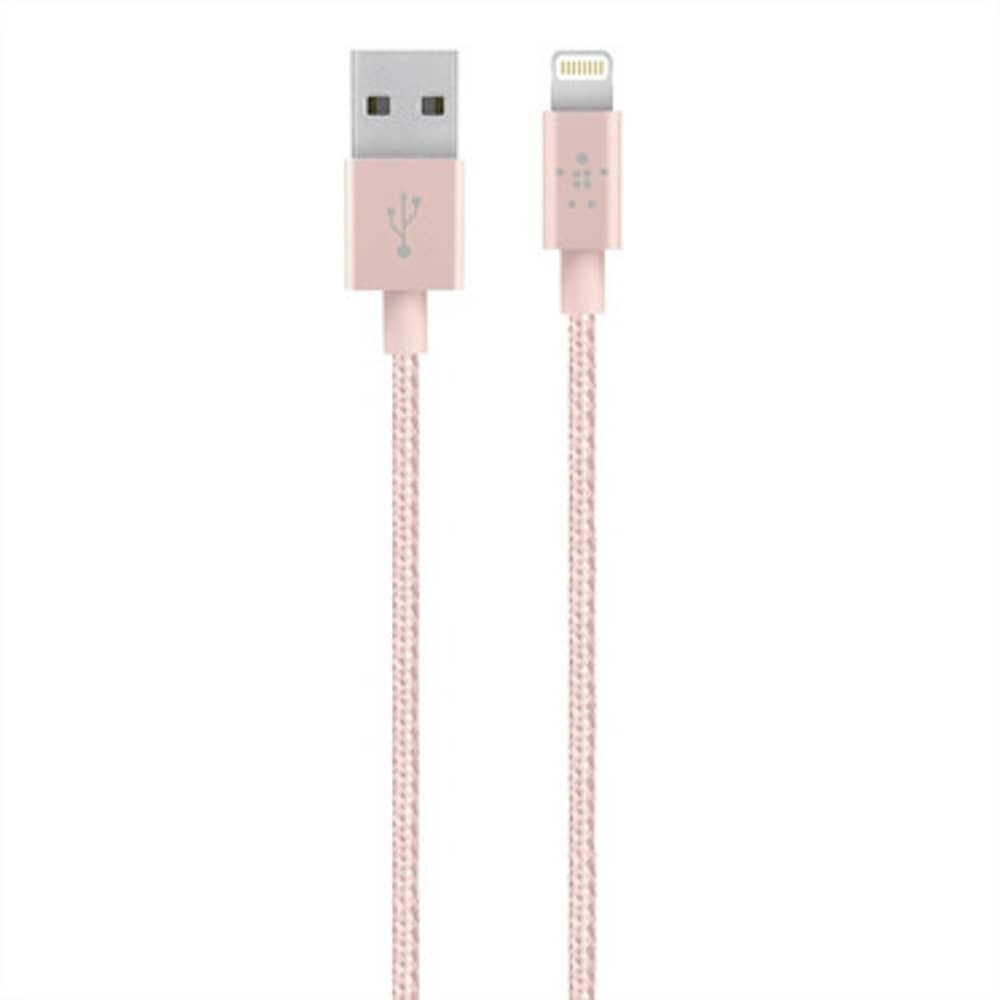 Belkin Mixit Lightning Cable Rose Gold For iPhone F8J144BT04C00 Belkin Mixit Lightning Cable Rose Gold For iPhone F8J144BT04C00