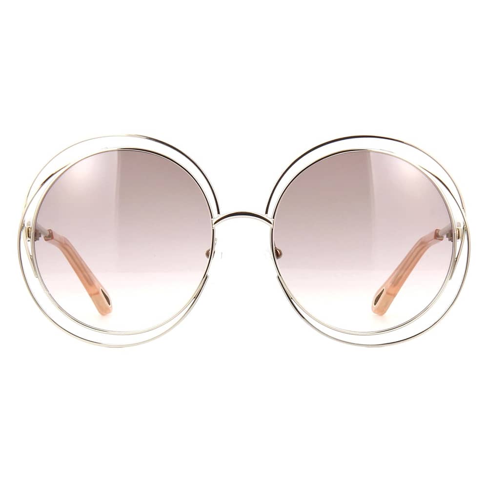 Chloe CL-CE114SD-724-62 Round Metal Silver Women Sunglasses Chloe CL-CE114SD-724-62 Round Metal Silver Women Sunglasses