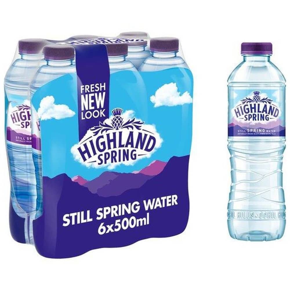 Highland Spring Water 500ml (Pack of 6pcs) Highland Spring Water 500ml (Pack of 6pcs)