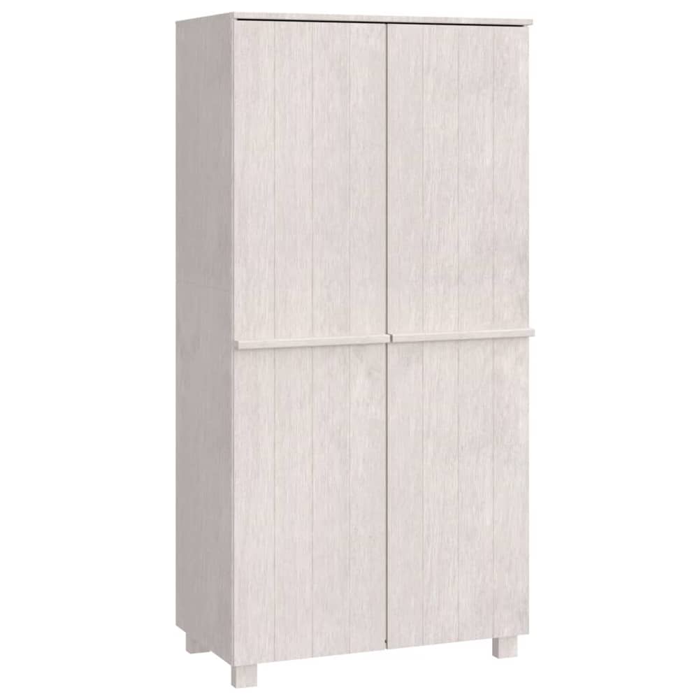 vidaXL Wardrobe HAMAR White 89x50x180 cm Solid Wood Pine vidaXL Wardrobe HAMAR White 89x50x180 cm Solid Wood Pine