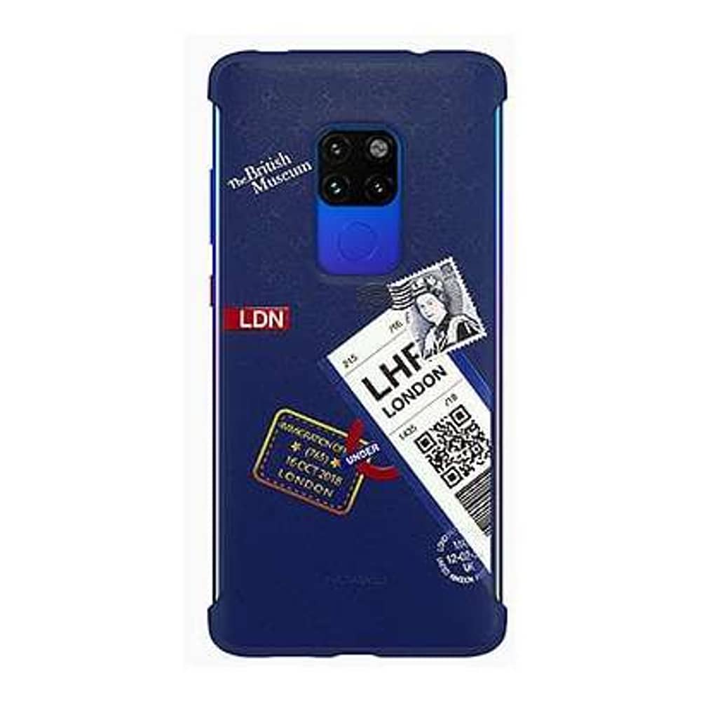 Huawei Travel Theme Case Blue For Mate 20 Pro