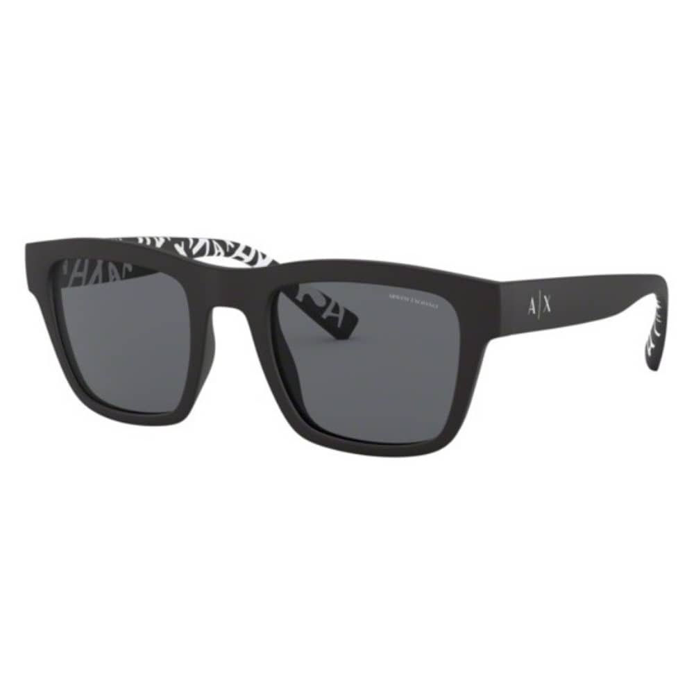 Armani Exchange AX4088S 802987 Black Unisex Sunglasses Armani Exchange AX4088S 802987 Black Unisex Sunglasses