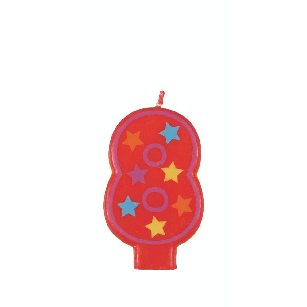 Unique- Numeral Birthday Candle 8