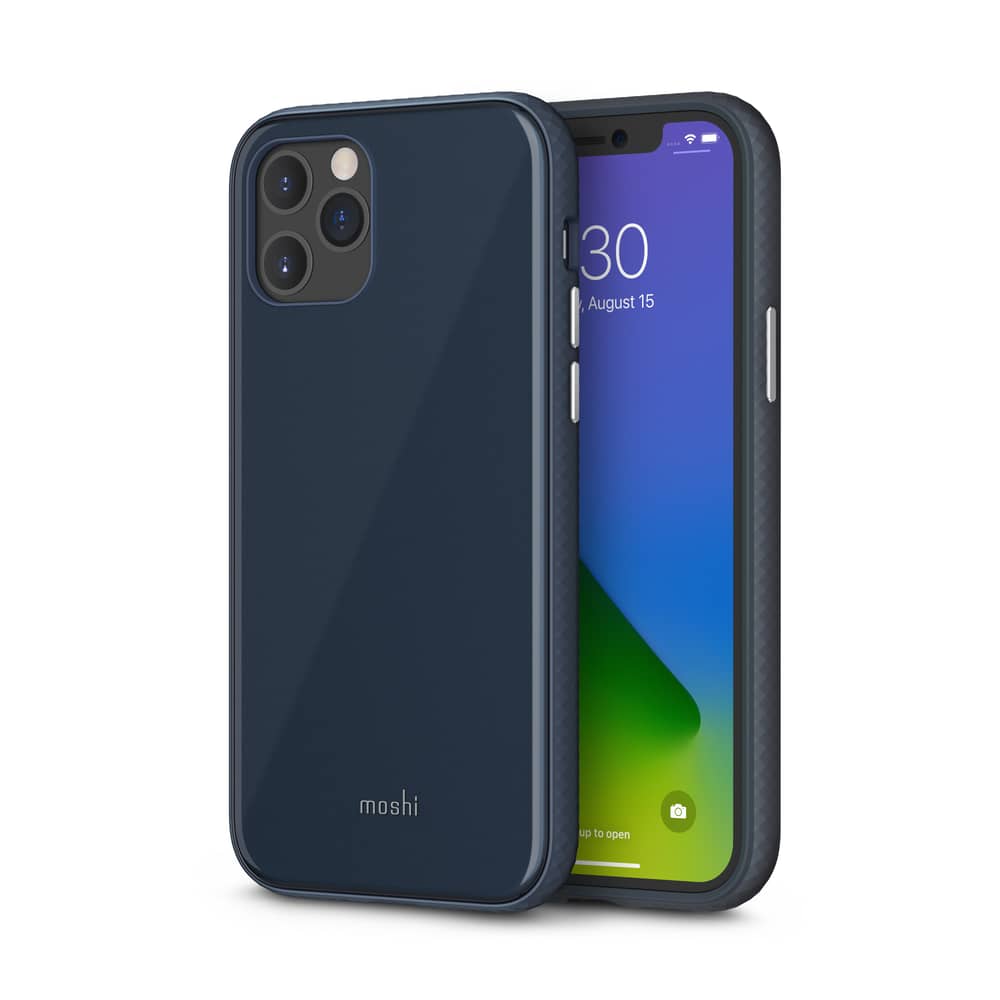 Moshi Iglaze Case For Iphone 12 Pro Max - Midnight Blue