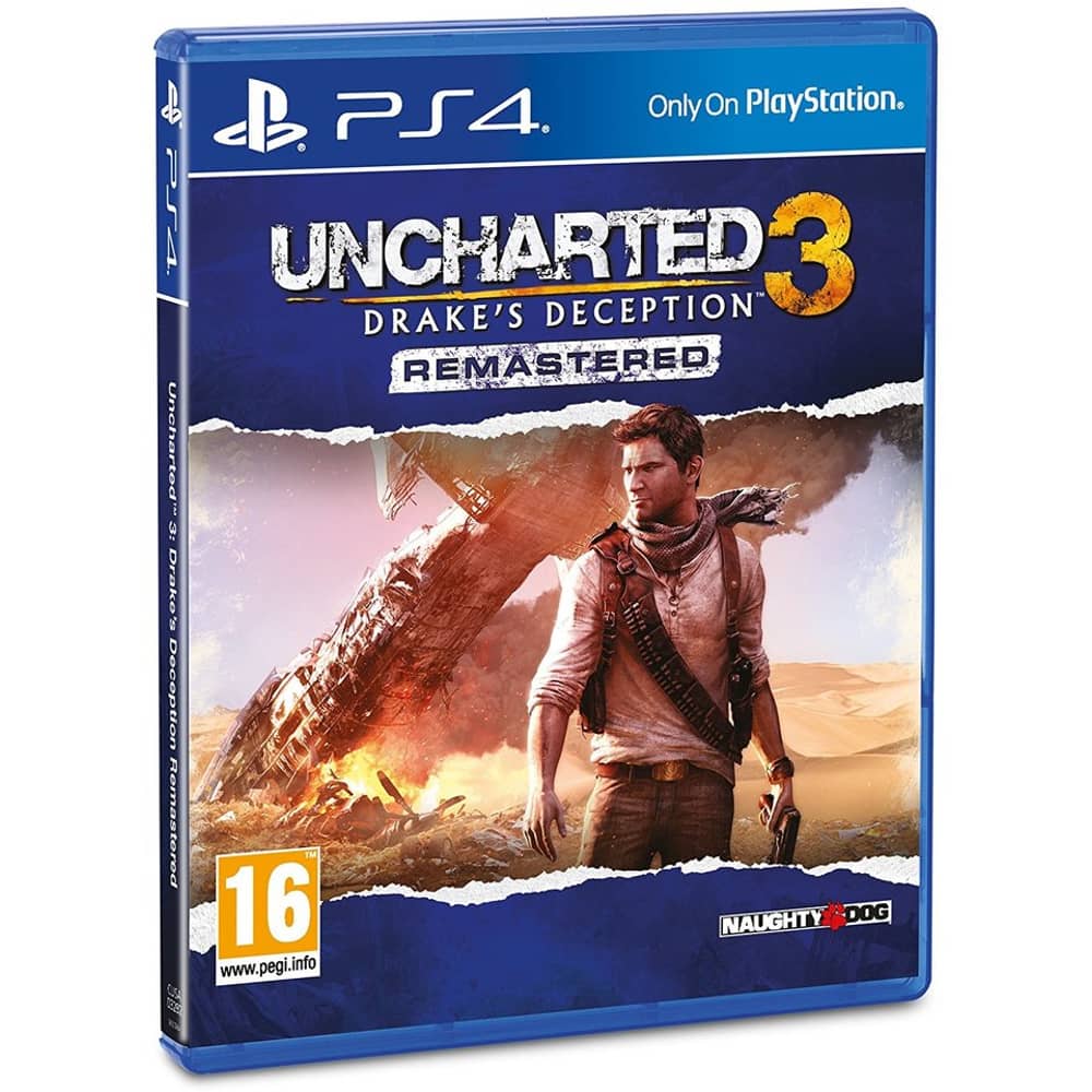 PS4 Uncharted 3: Drakes Deception Remastered Game PS4 Uncharted 3: Drakes Deception Remastered Game