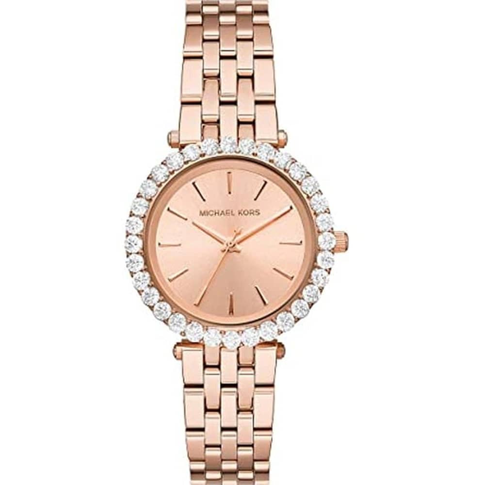 Michael Kors Darci Pave Rose Gold Stainless Steel Analog Women Watch MK4514 Michael Kors Darci Pave Rose Gold Stainless Steel Analog Women Watch MK4514