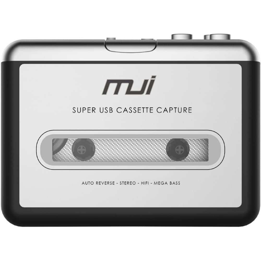 MJI 8527120000 Super USB Cassette Capture Black/Silver MJI 8527120000 Super USB Cassette Capture Black/Silver