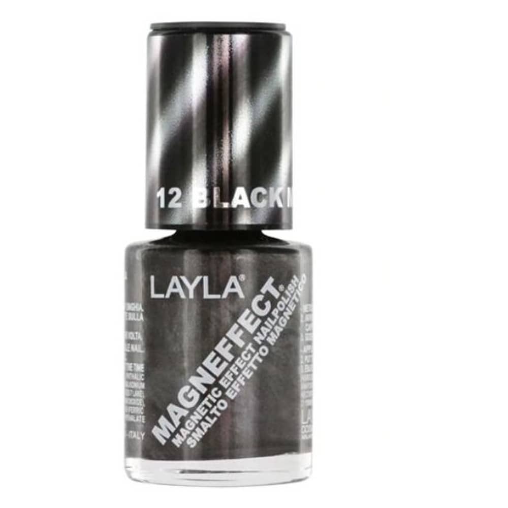 Layla Magneffect Nail Polish Black Metal 012
