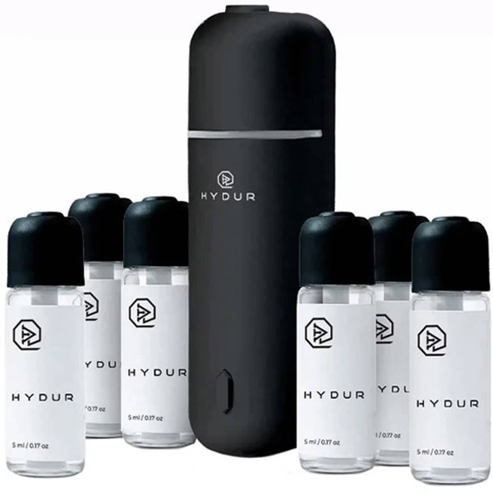 Hydur Tiny Diffuser A807C-BLK-CC + 5 x 5ml Cities Collection Scent Oil