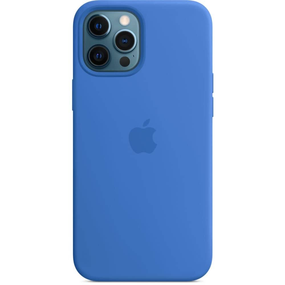 Apple Silicone Case with MagSafe Capri Blue iPhone 12 Pro Max