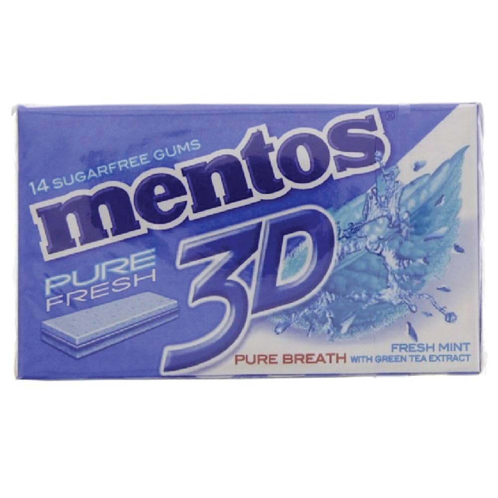 Mentos 3D Fresh Gum 14's