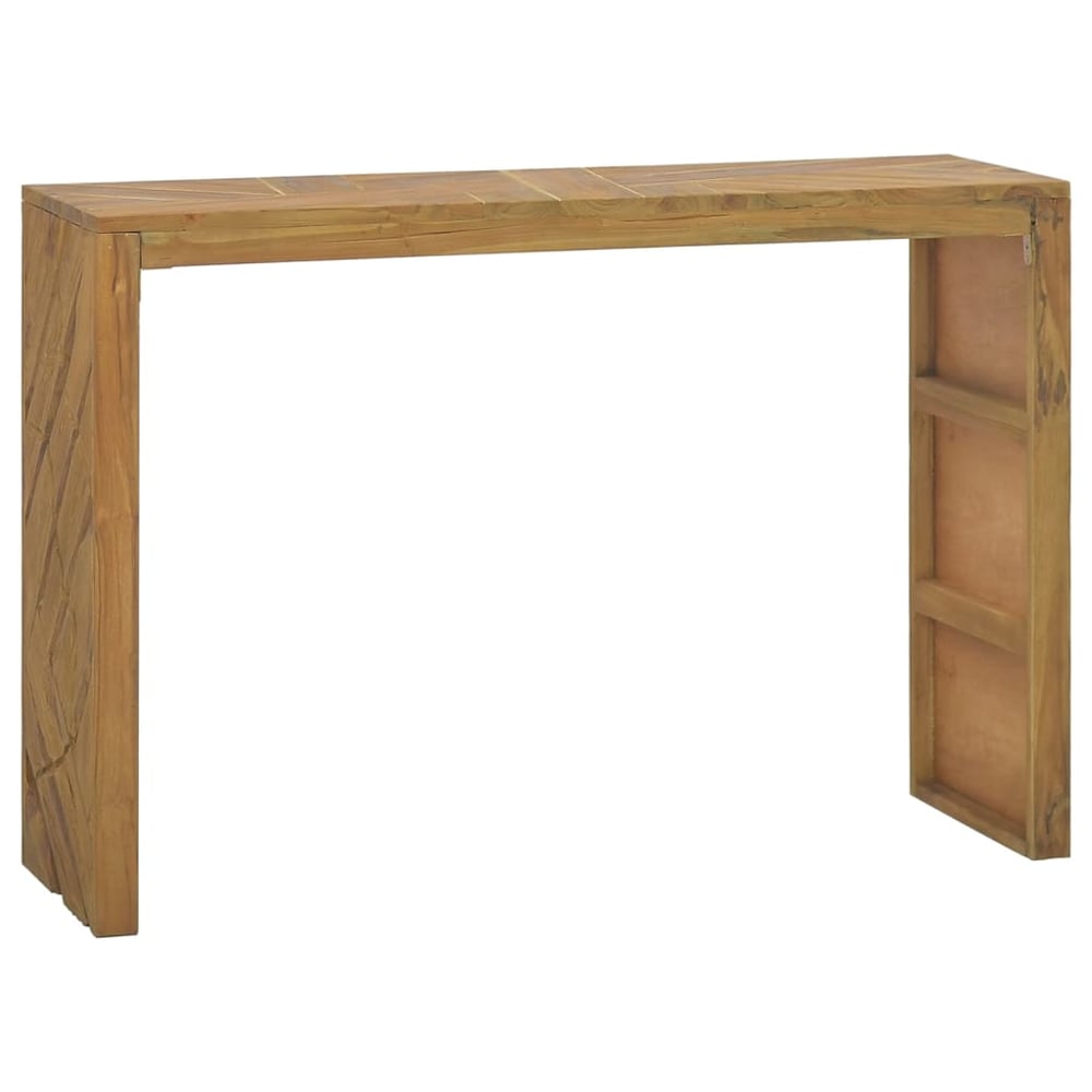 Vidaxl Console Table 110x35x75 Cm Solid Teak Wood