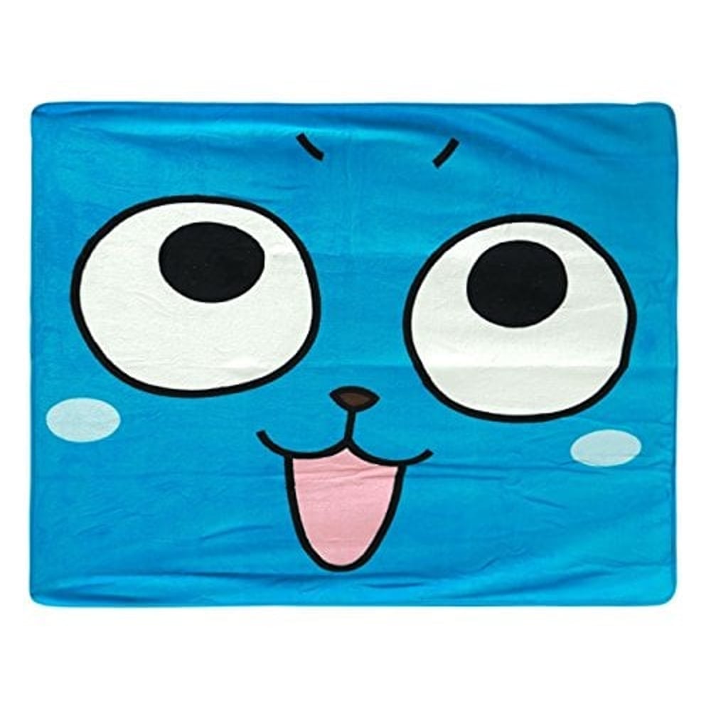 Great Eastern Entertainment Fairy Tail Happy Throw Blanket Great Eastern Entertainment Fairy Tail Happy Throw Blanket