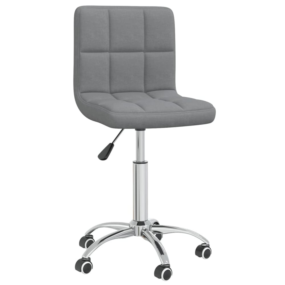 Vidaxl Swivel Office Chair Light Grey Fabric Vidaxl Swivel Office Chair Light Grey Fabric