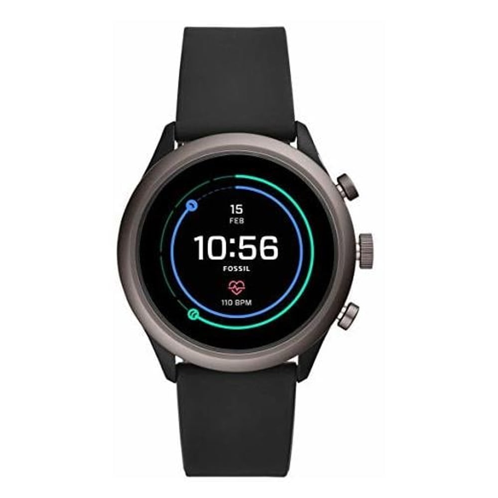 Fossil Gen4 Smartwatch Black Silicone Men