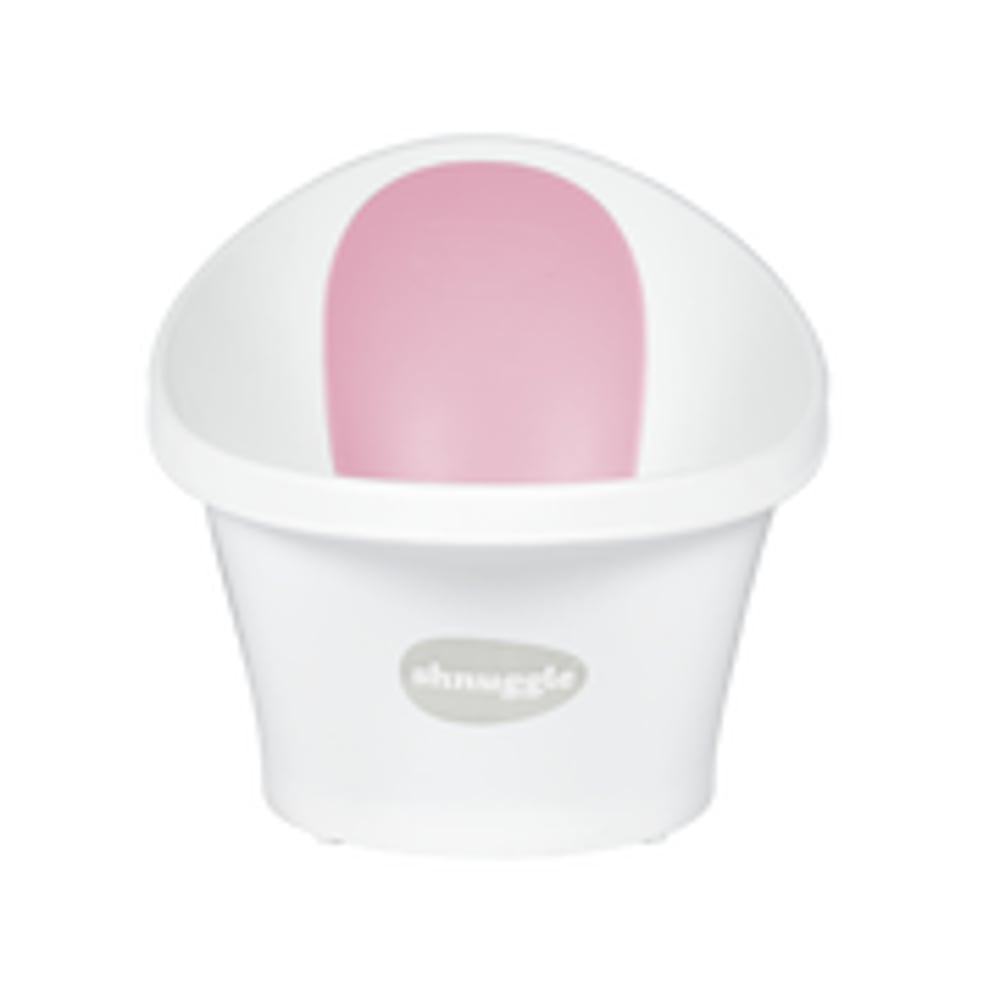 Shnuggle - Baby Bath Tub - White With Pink
