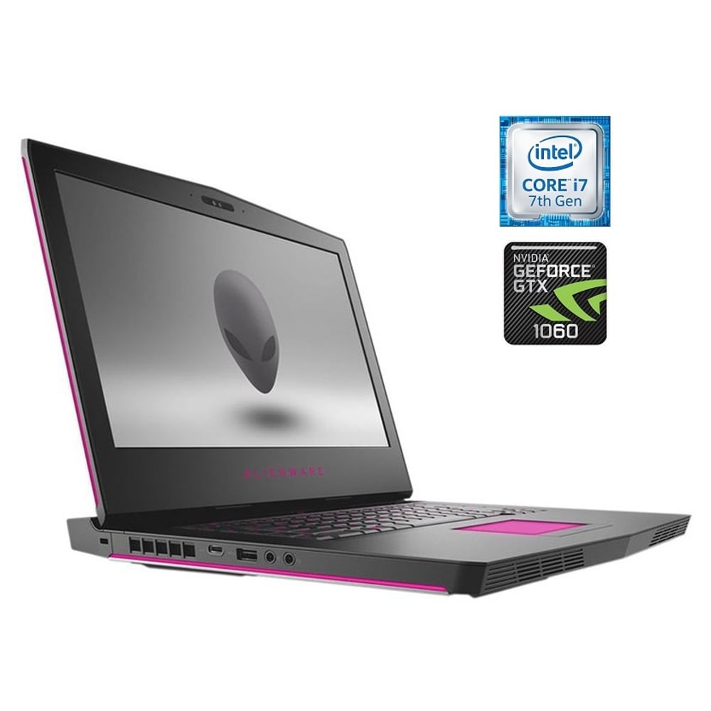 Dell Alienware 15 R3 Gaming Laptop - Core i7 2.8GHz 16GB 1TB+256GB 6GB Win10 15.6inch FHD Silver