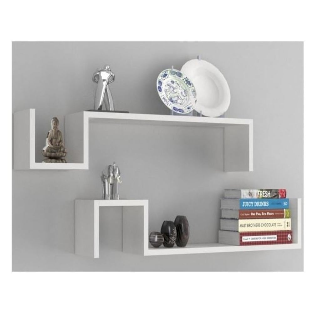 DINA Wall Shelf White 17x90x17