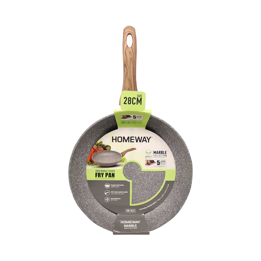 Homeway Marble Frypan Forged 28cm HW3415 Homeway Marble Frypan Forged 28cm HW3415