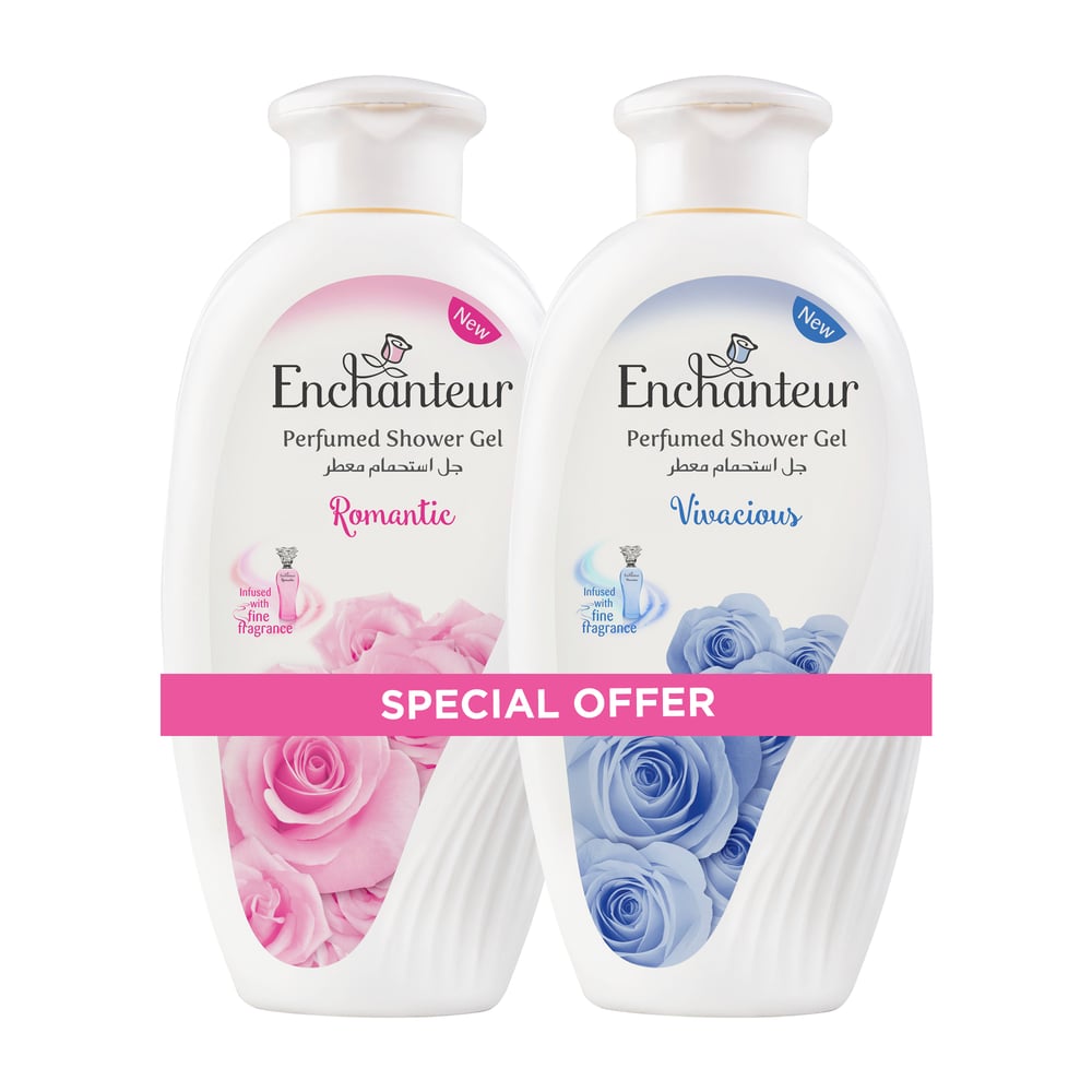Enchanteur Shower Gel (2X250Ml)( Romantic+Vivacious) Enchanteur Shower Gel (2X250Ml)( Romantic+Vivacious)