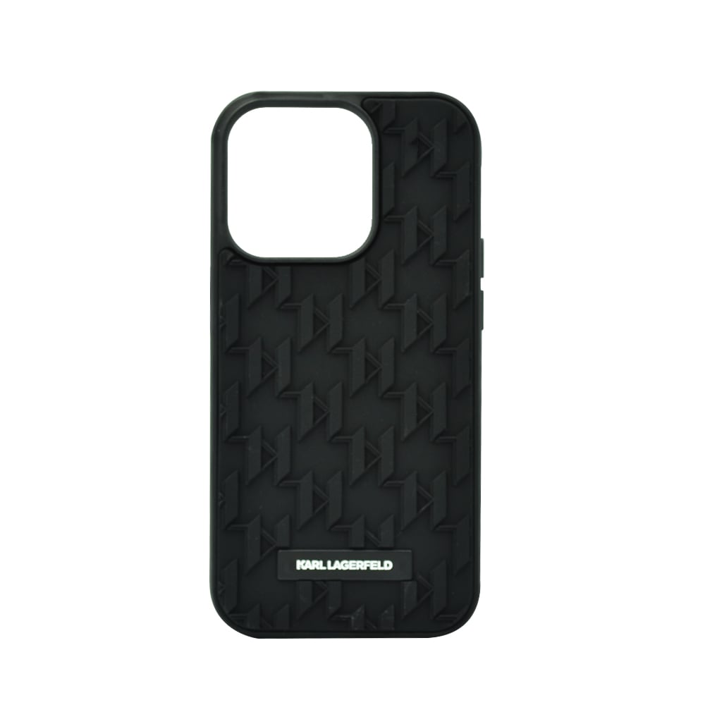 Karl Lagerfeld 3D Monogram Hard Case For Iphone 14 Pro Black Karl Lagerfeld 3D Monogram Hard Case For Iphone 14 Pro Black