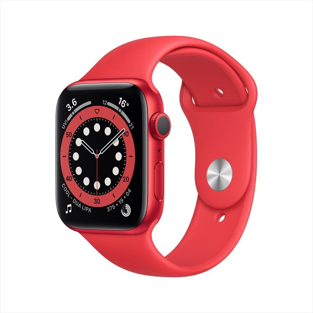 Apple Watch Series 6 GPS 44mm PRODUCT(RED) Aluminum Case with PRODUCT(RED) Sport Band