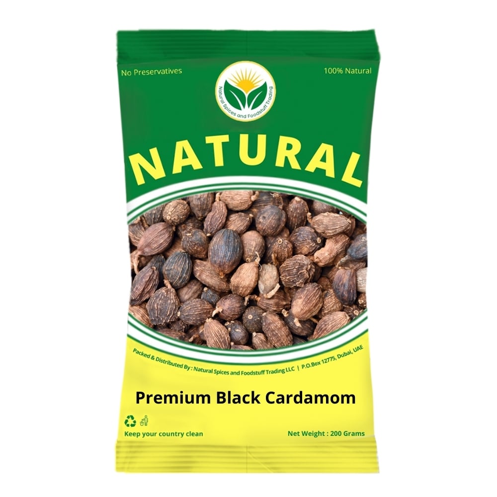 Natural Premium Black Cardamom 1kg
