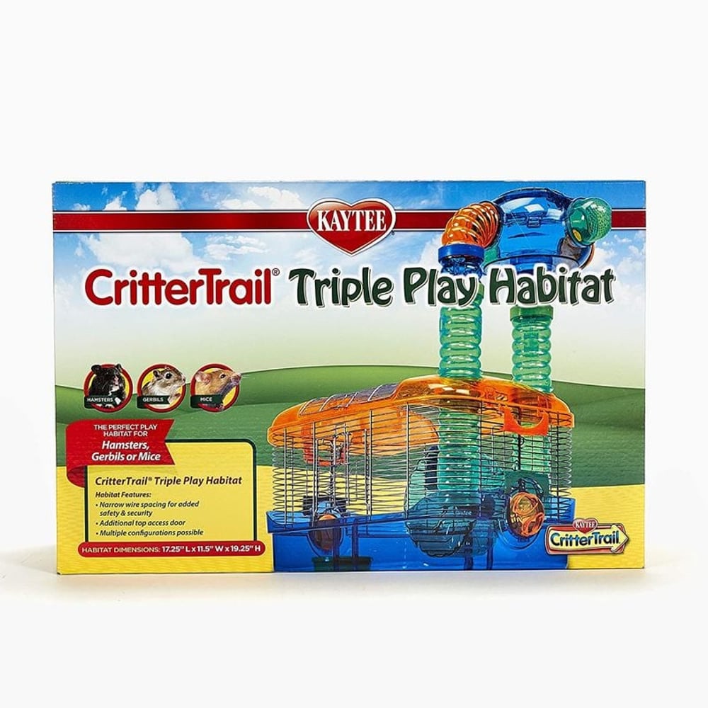Kaytee Crittertrail Triple Play Habitat Kaytee Crittertrail Triple Play Habitat
