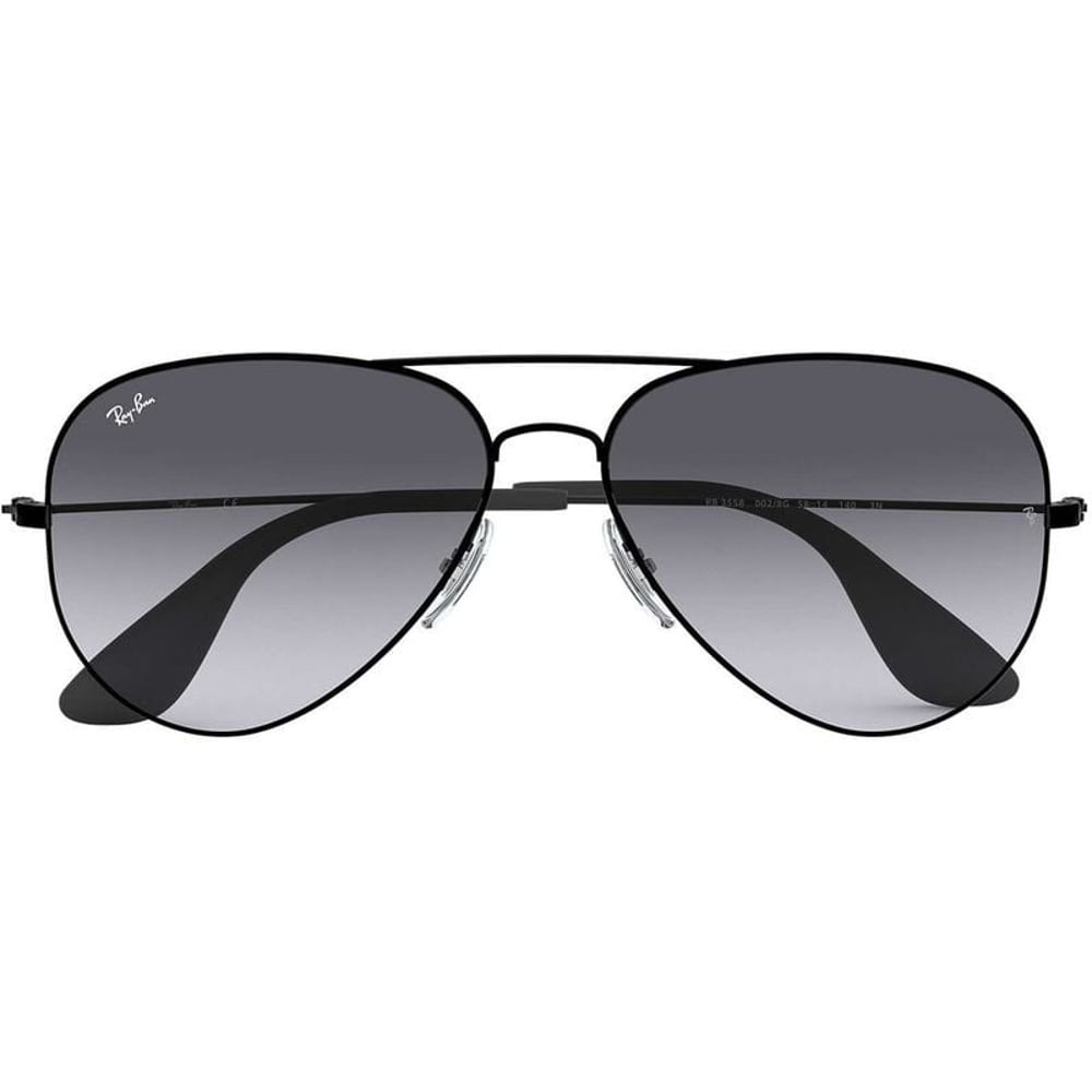 Rayban Pilot Black Sunglasses For Unisex RB3558 002/8G