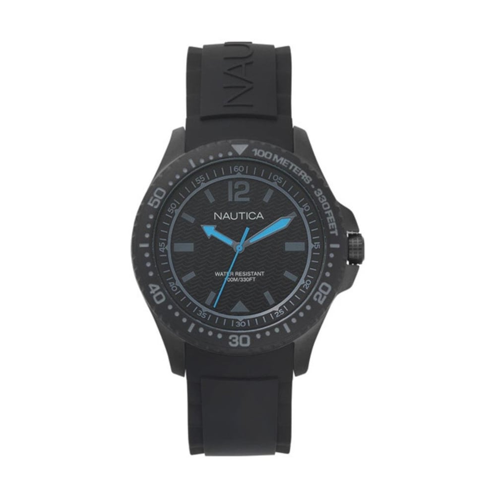 Nautica MAUI Black Silicone Analog Men Watch