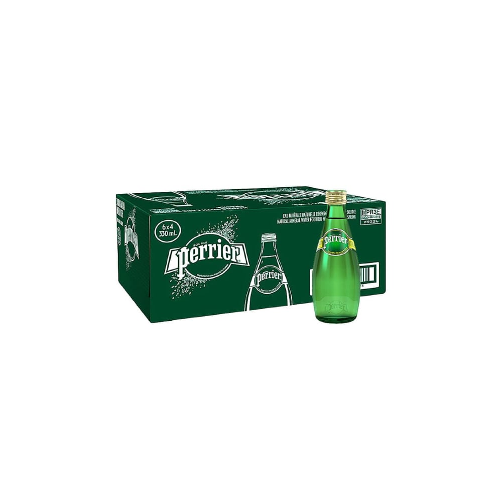 Perrier 24-pack Carbonated Natural Mineral Water 330ml Perrier 24-pack Carbonated Natural Mineral Water 330ml