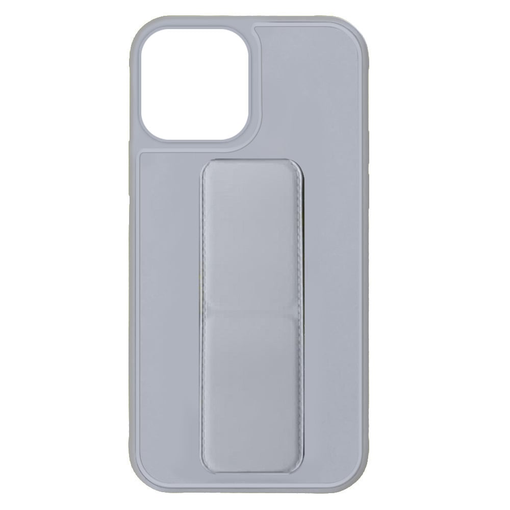 Margoun case for iPhone 14 Pro with Hand Grip Foldable Magnetic Kickstand Wrist Strap Finger Grip Cover 6.1 inch Grey