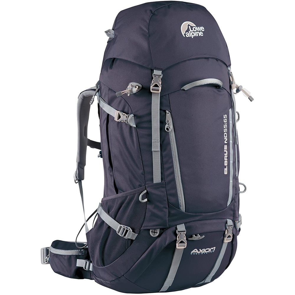 Lowe Alpine Backpack Elbrus Nd 55-65 Aubergine Quartz Lowe Alpine Backpack Elbrus Nd 55-65 Aubergine Quartz