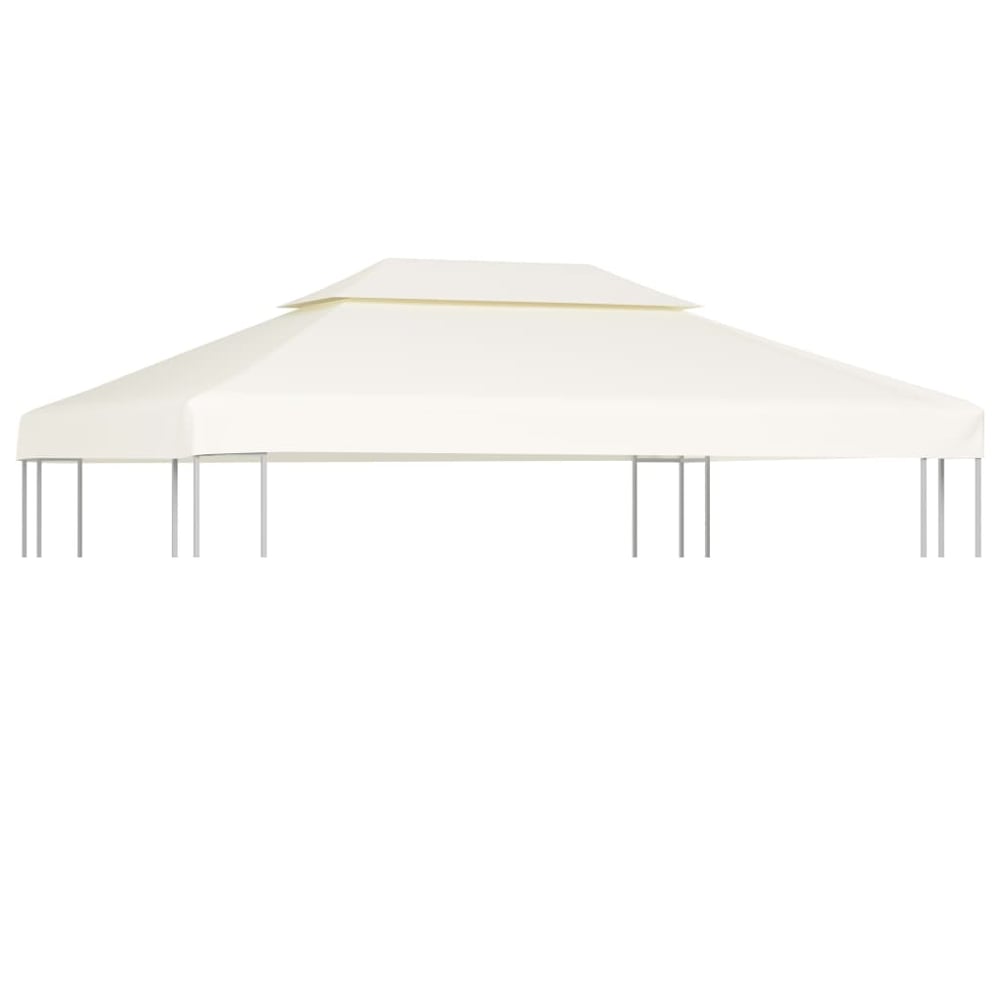 Vidaxl Gazebo Cover Canopy Replacement 310 G / M² Cream White 3 X 4 M