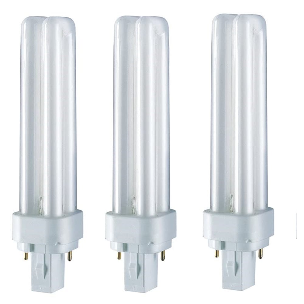 Osram Dulux D 18w Energy Saver Lamp 2 Pin Cfl Bulb Daylight - Pack Of 3 Osram Dulux D 18w Energy Saver Lamp 2 Pin Cfl Bulb Daylight - Pack Of 3