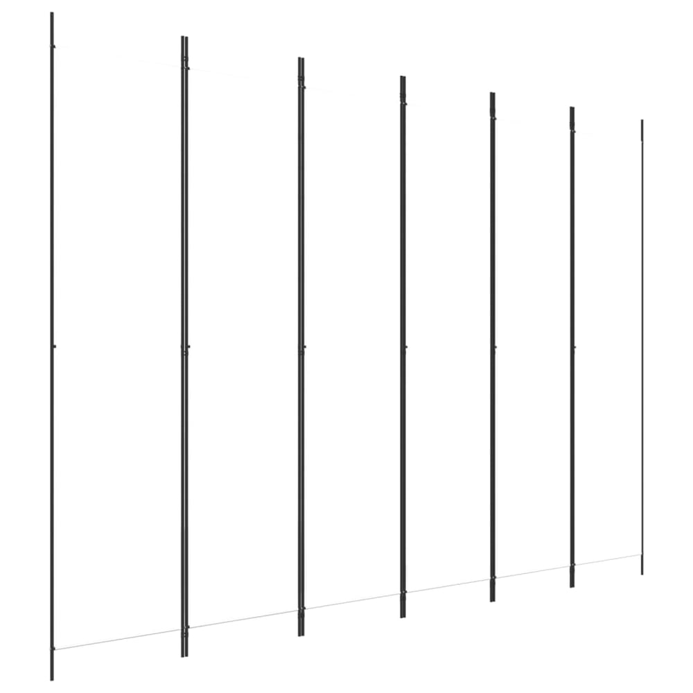 vidaXL 6-Panel Room Divider White 300x220 cm Fabric vidaXL 6-Panel Room Divider White 300x220 cm Fabric
