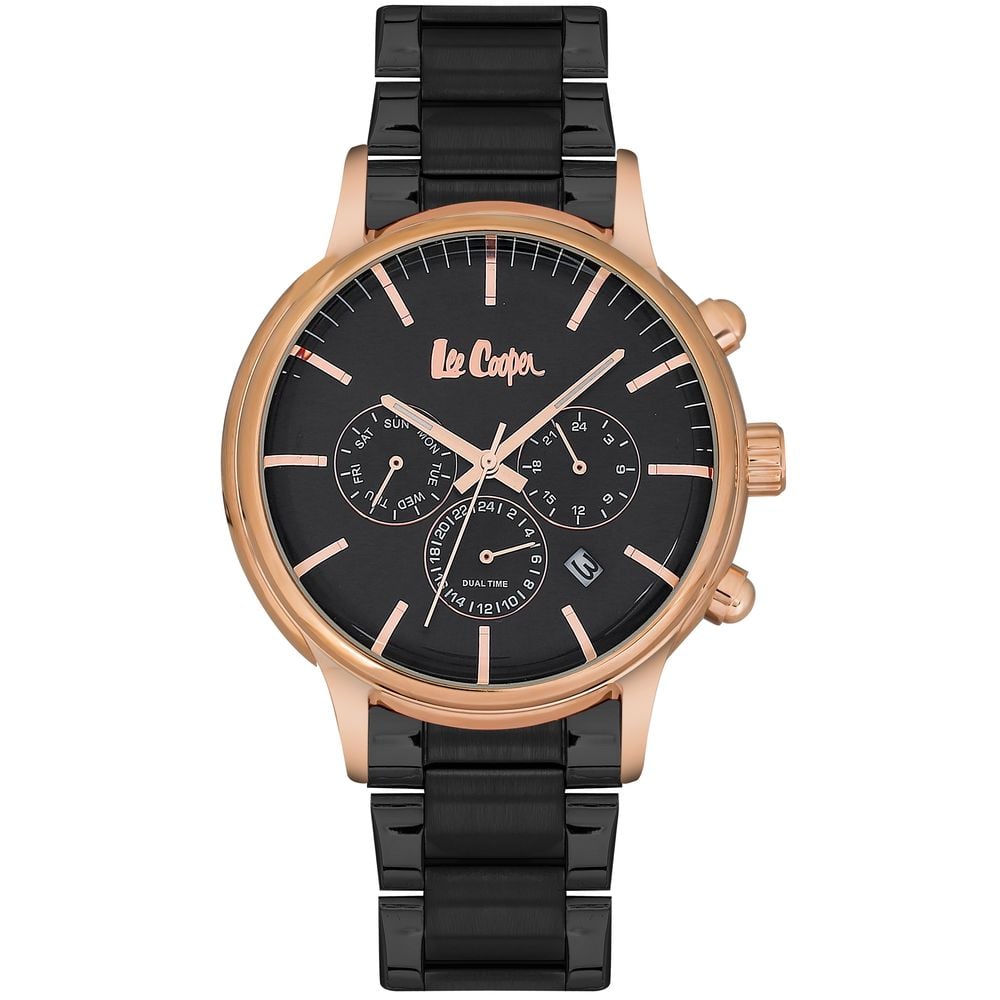 Lee Cooper Black Metal Men Watch LC06430.460 Lee Cooper Black Metal Men Watch LC06430.460