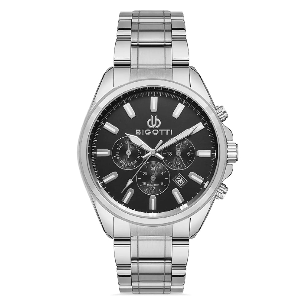 Bigotti Milano Mens Stainless Steel Strap Watch - Bg.1.10328-2 Bigotti Milano Mens Stainless Steel Strap Watch - Bg.1.10328-2