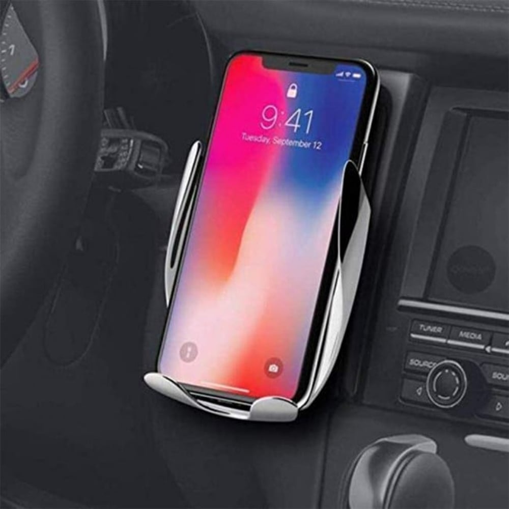 Smart Sensor S5 Automatic Car Wireless Charger Air Vent Phone Mount Holder, 10W Qi Quick Charger , Clamping Smart Sensor S5 Automatic Car Wireless Charger Air Vent Phone Mount Holder, 10W Qi Quick Charger , Clamping