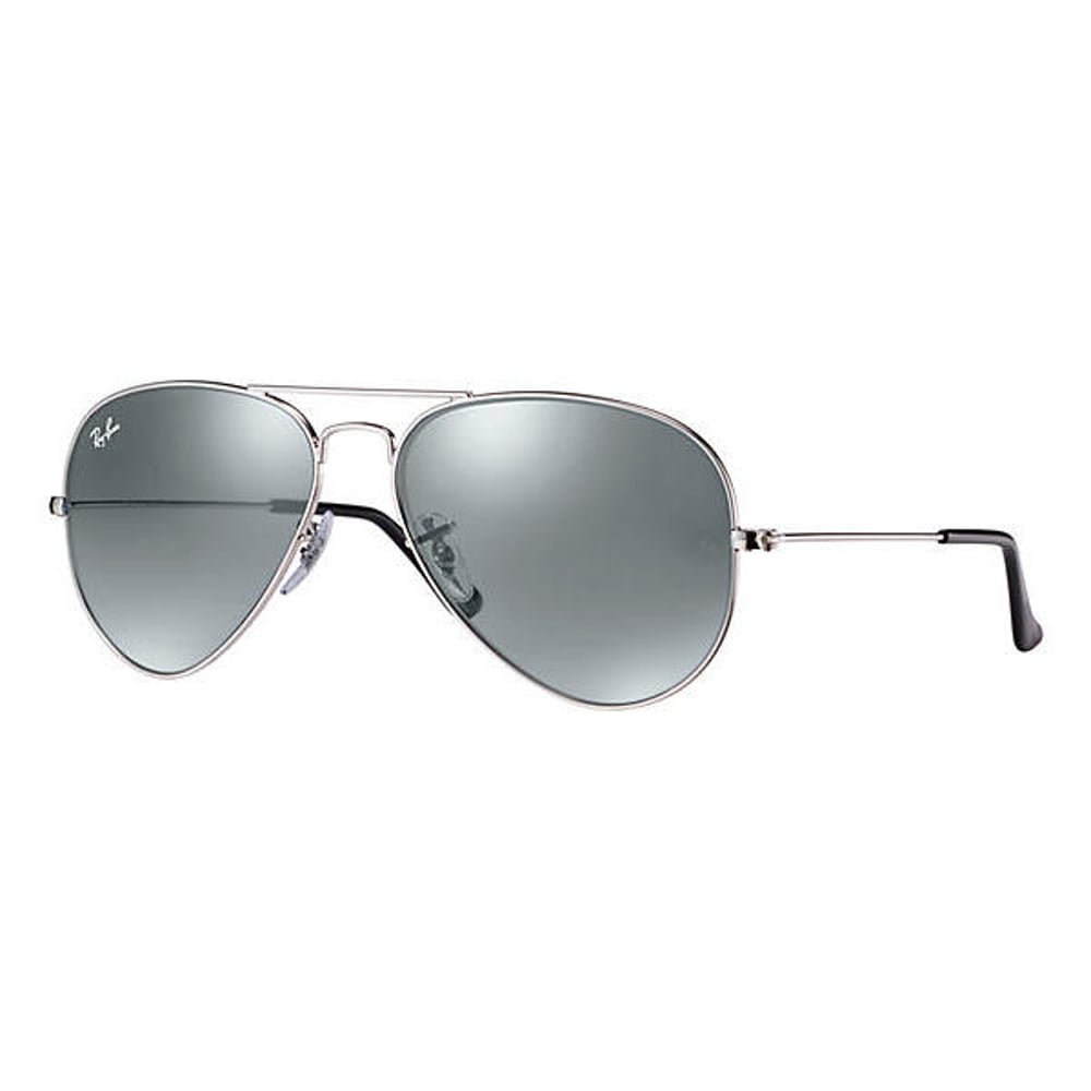 RayBan RB3025-W3277-58 Aviator Silver Unisex Sunglasses